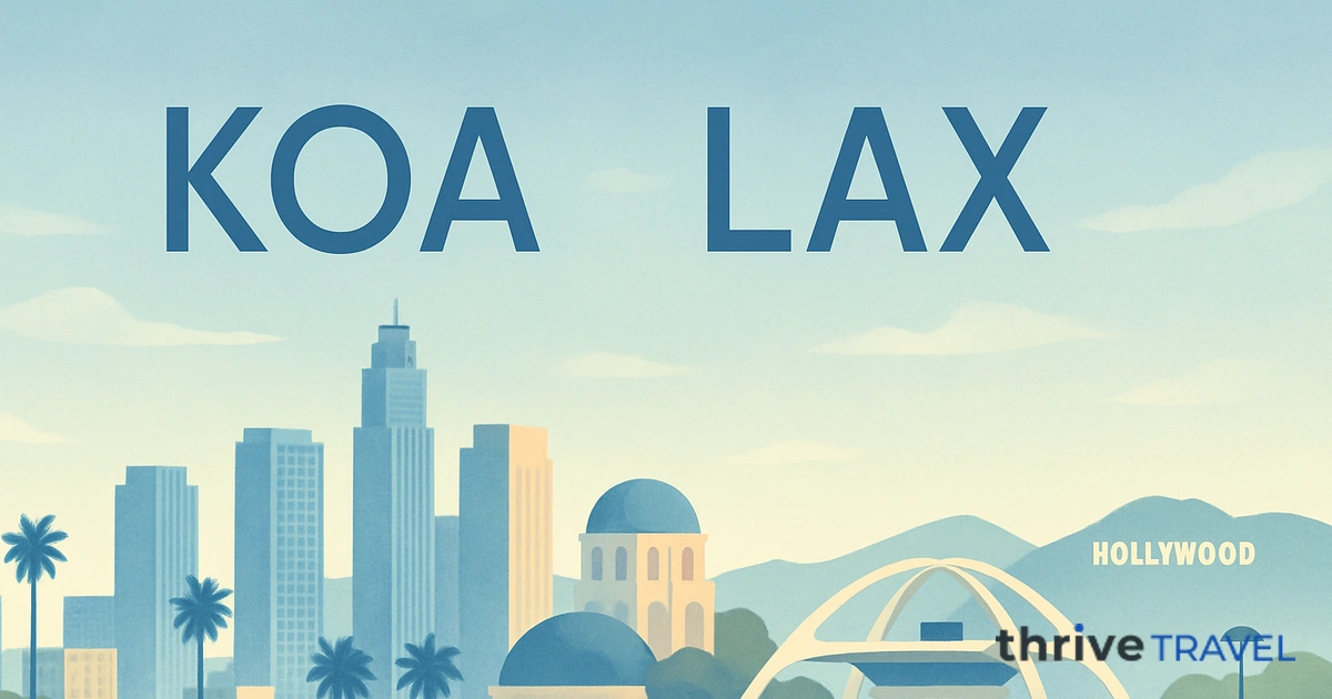 Kailua-Kona to Los Angeles