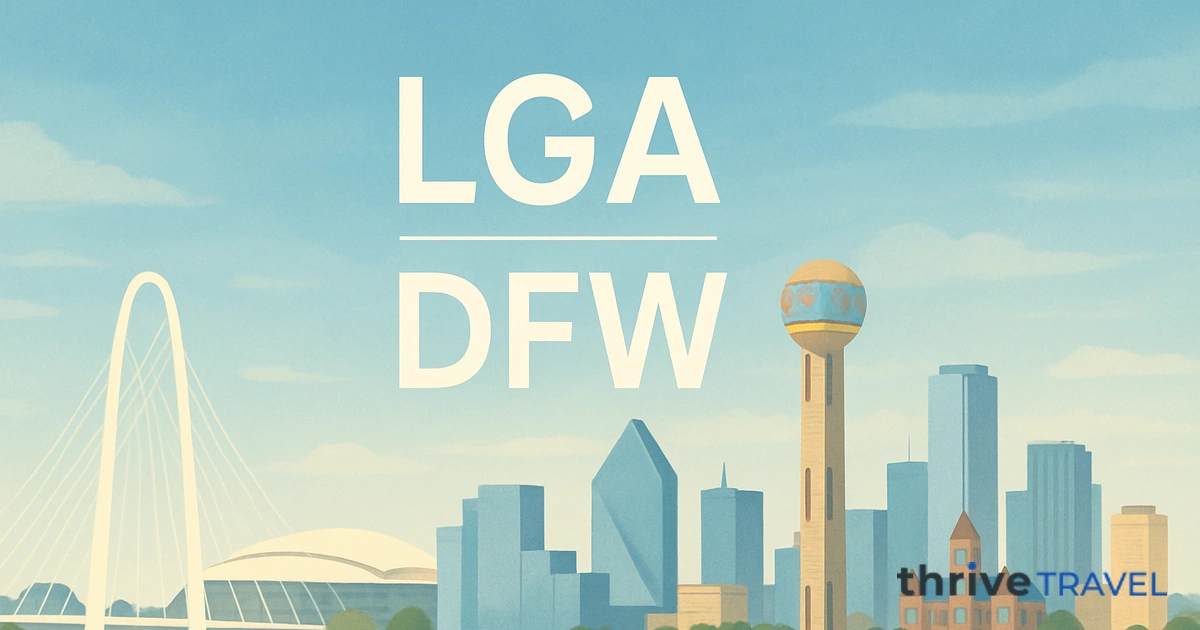 New York to Dallas