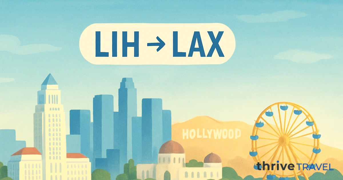 Lihue to Los Angeles