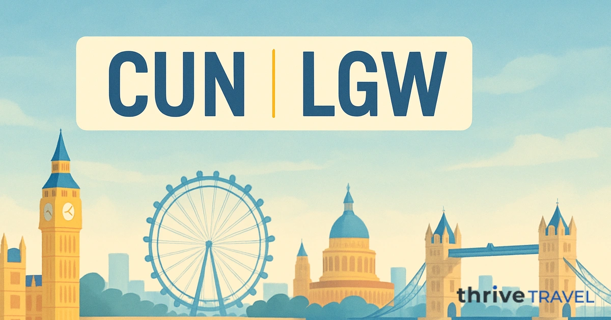 Cancun to London