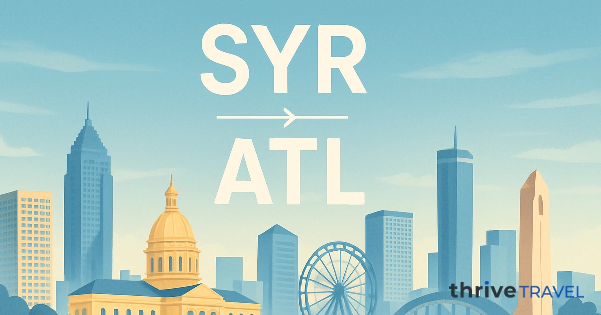 Syracuse to Atlanta