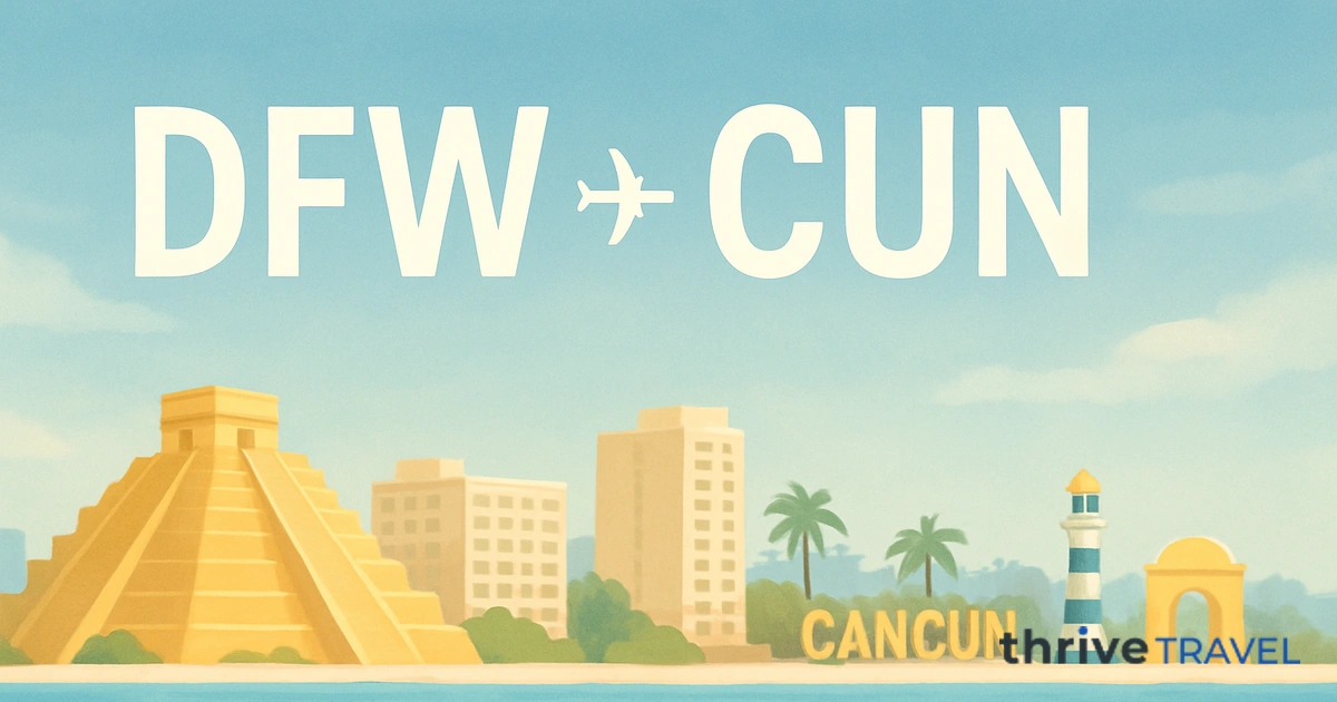 Dallas to Cancun