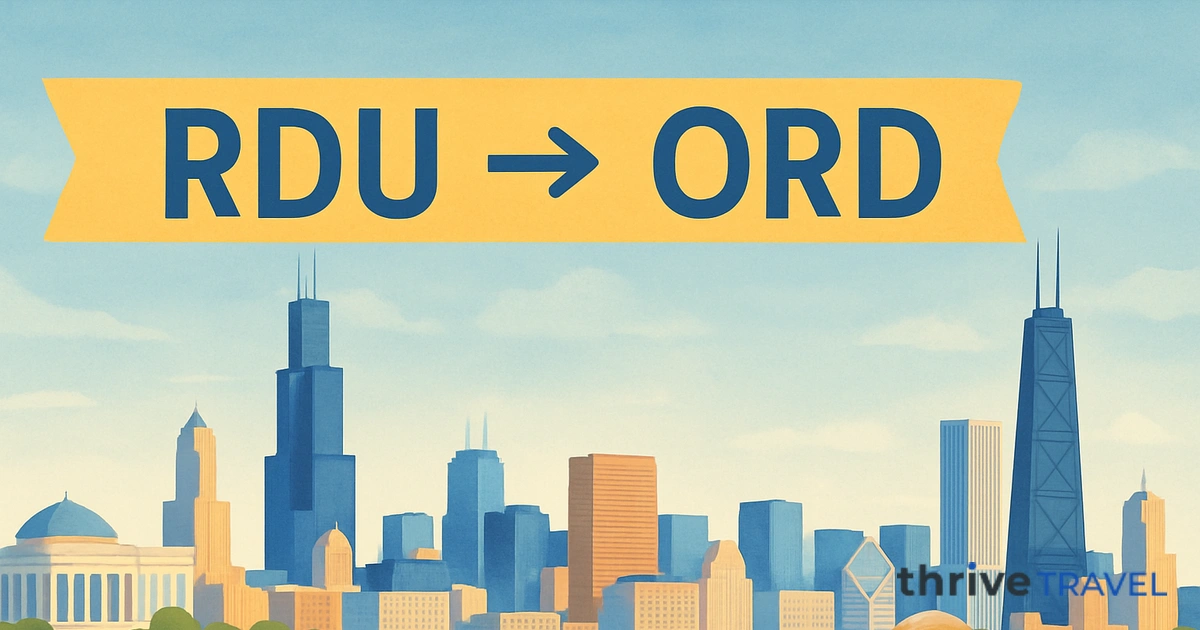 Raleigh to Chicago