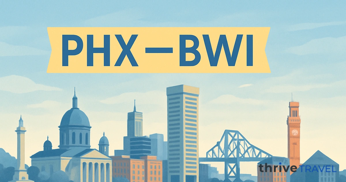 Phoenix to Baltimore