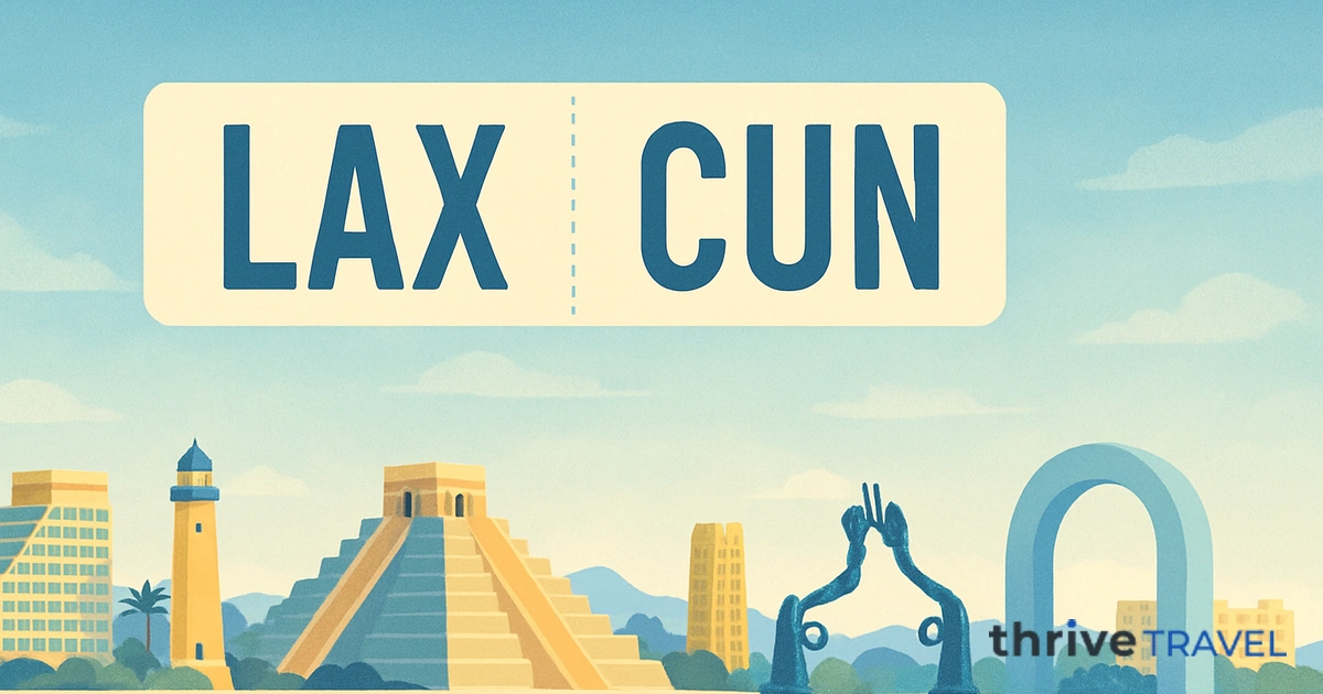 Los Angeles to Cancun
