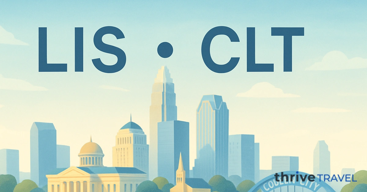 Lisbon to Charlotte