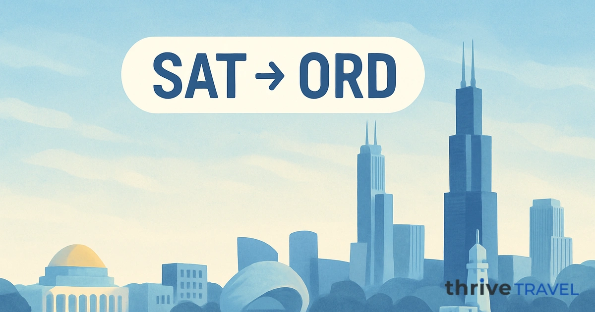 San Antonio to Chicago