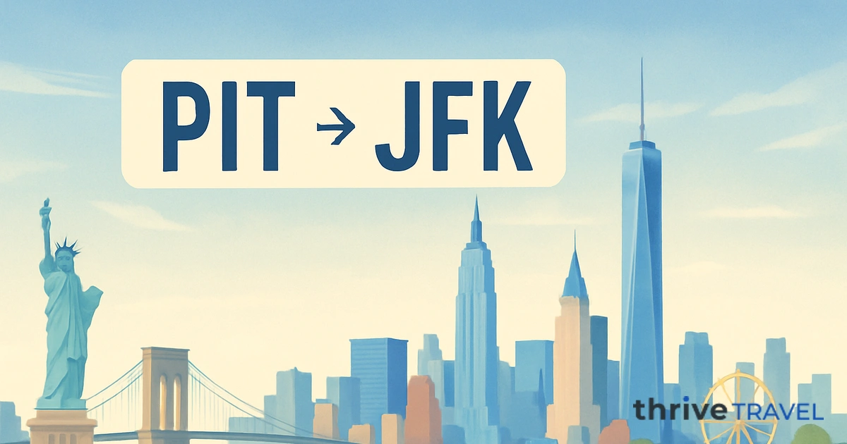 Pittsburgh to New York