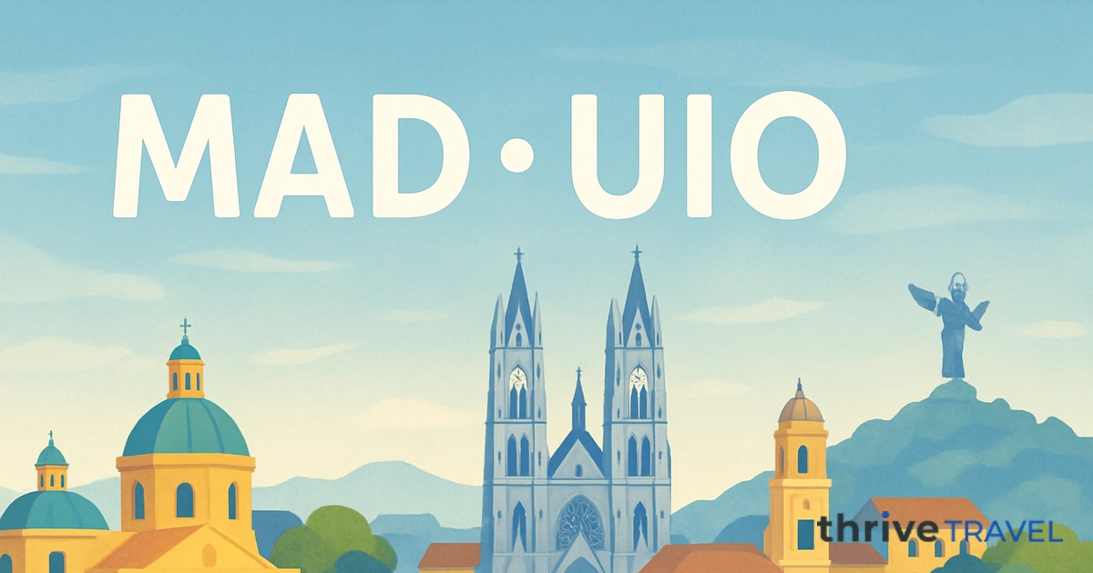 Madrid to Quito