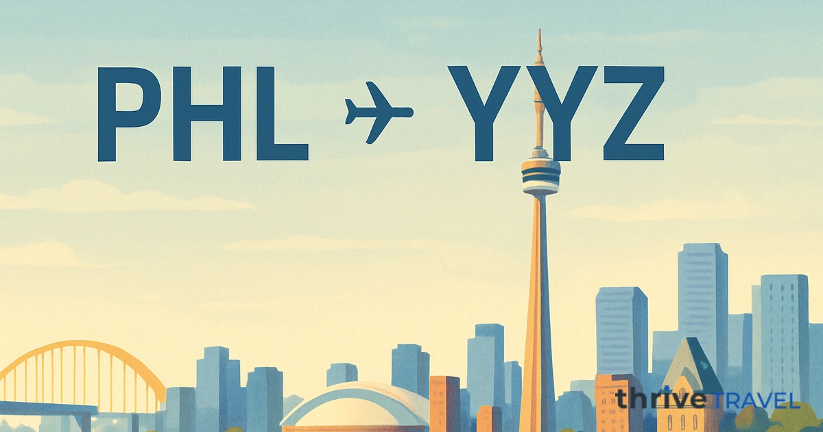 Philadelphia to Toronto