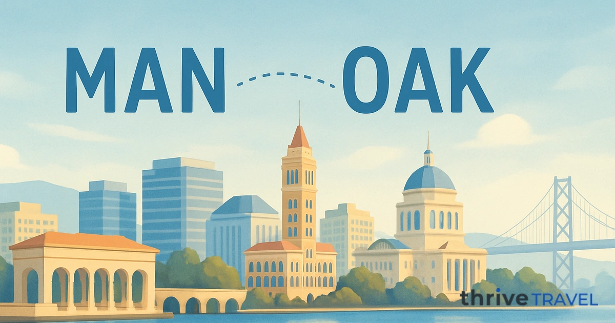 Manchester to Oakland