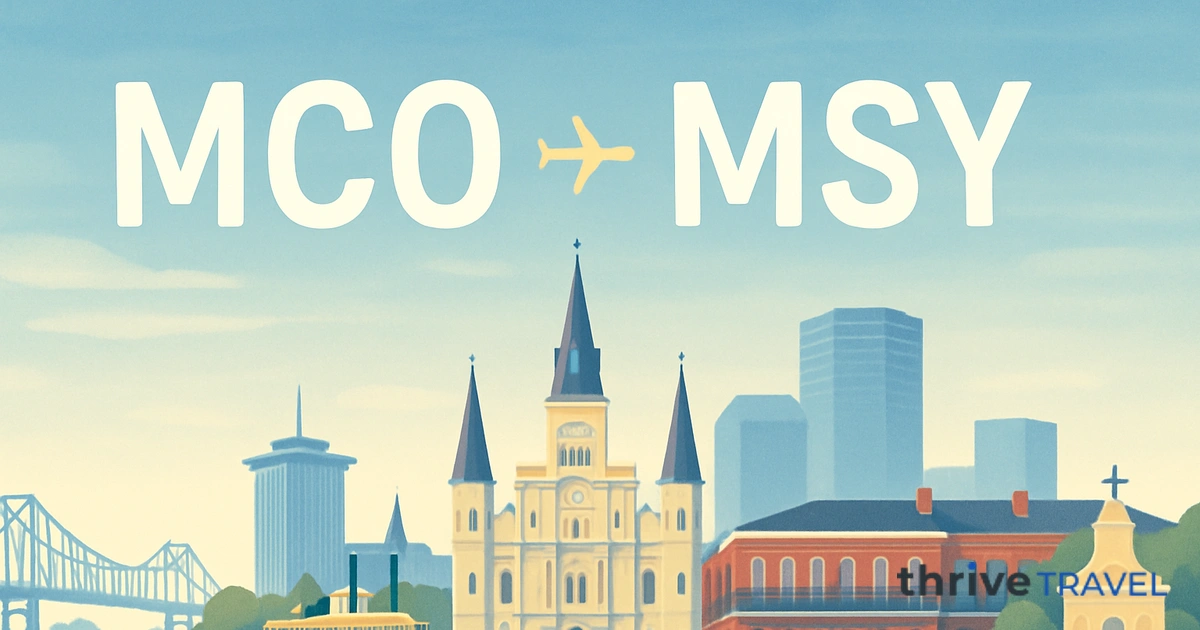 Orlando to New Orleans