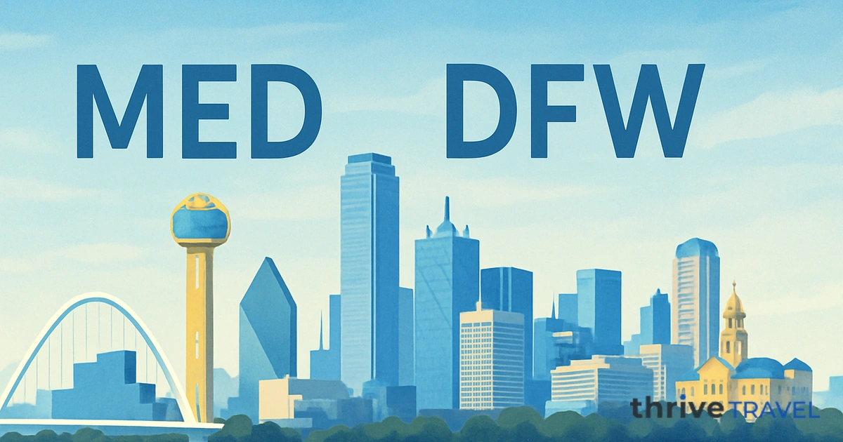 Medina to Dallas-Fort Worth