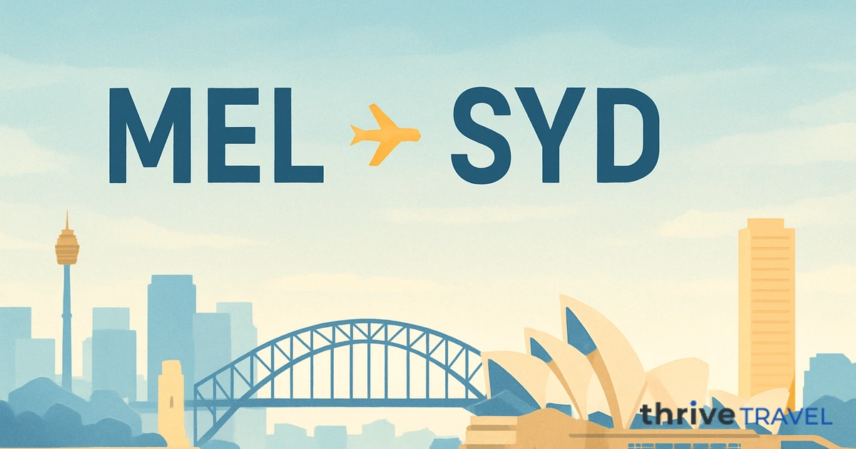 Melbourne to Sydney