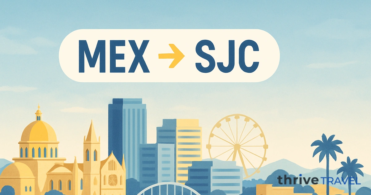 Mexico City to San Jose