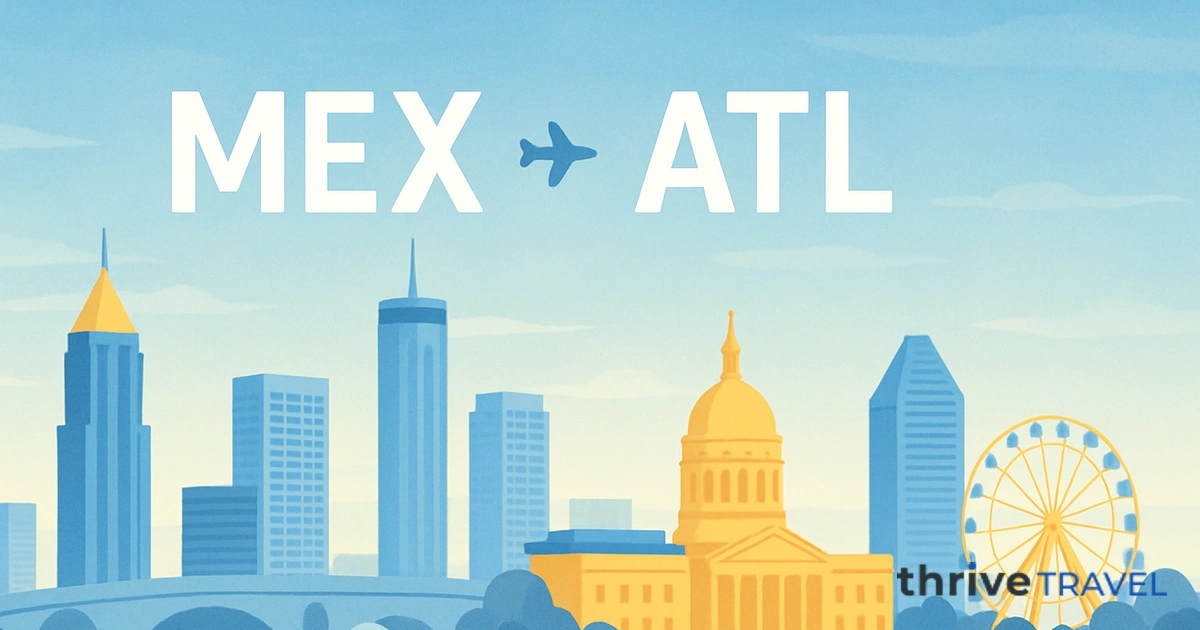 Mexico City to Atlanta