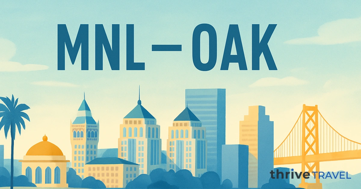 Manila to Oakland