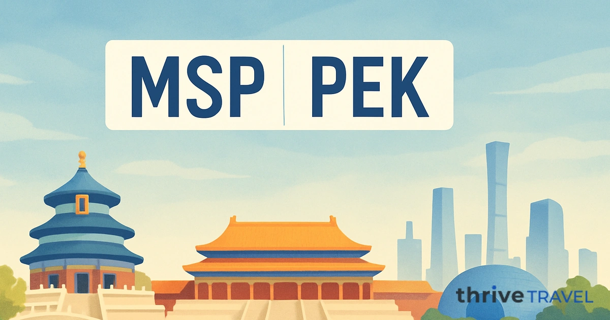 Minneapolis to Beijing