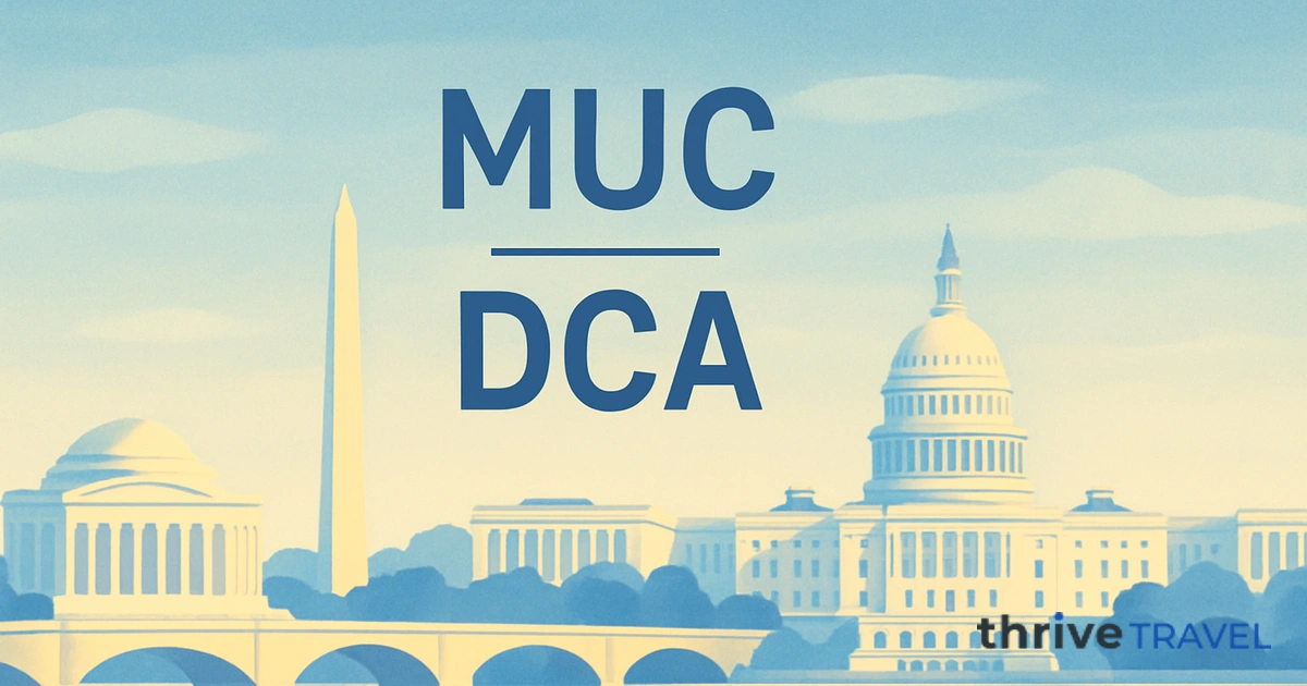 Munich to Washington