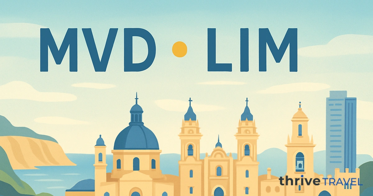 Montevideo to Lima