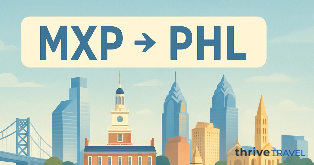 Milan to Philadelphia