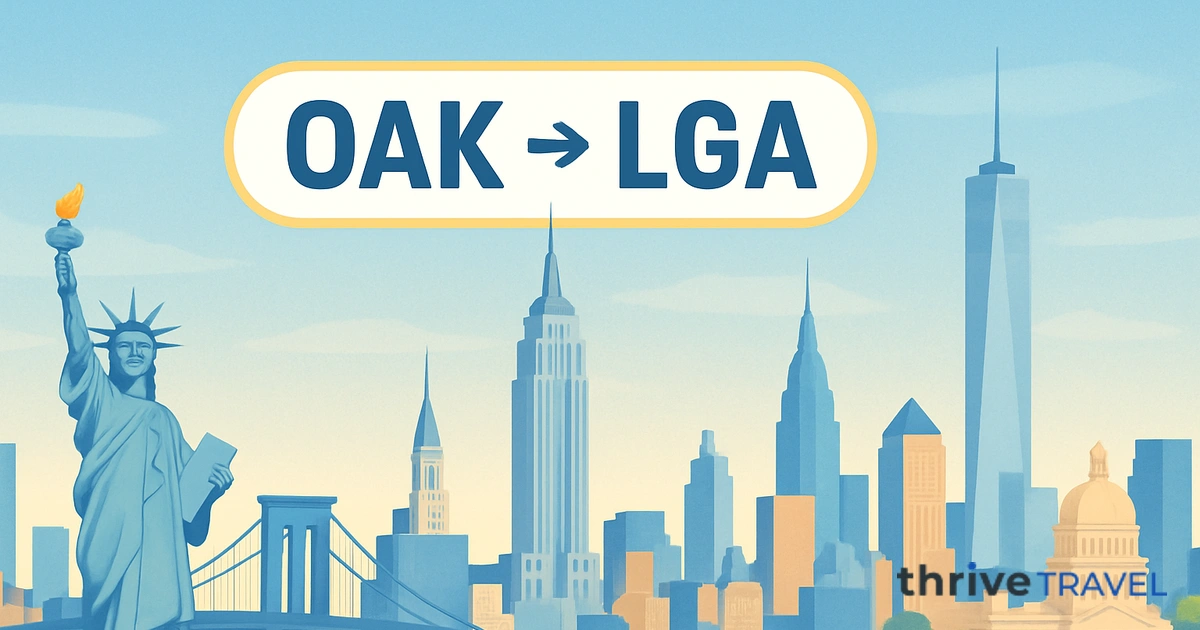 Oakland to New York