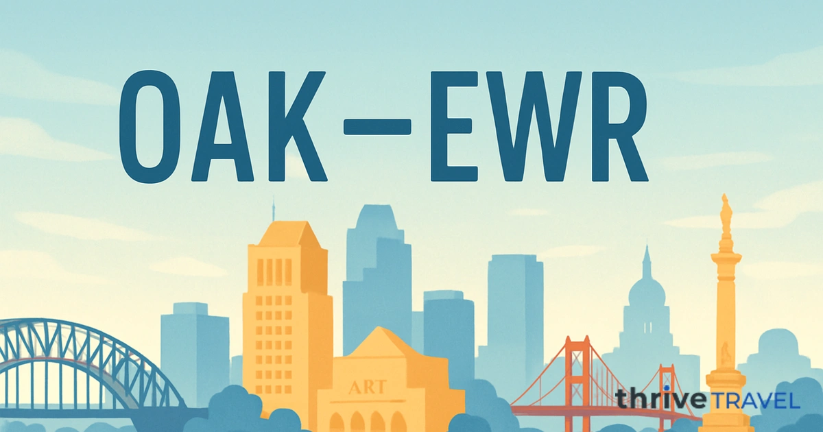 Oakland to Newark