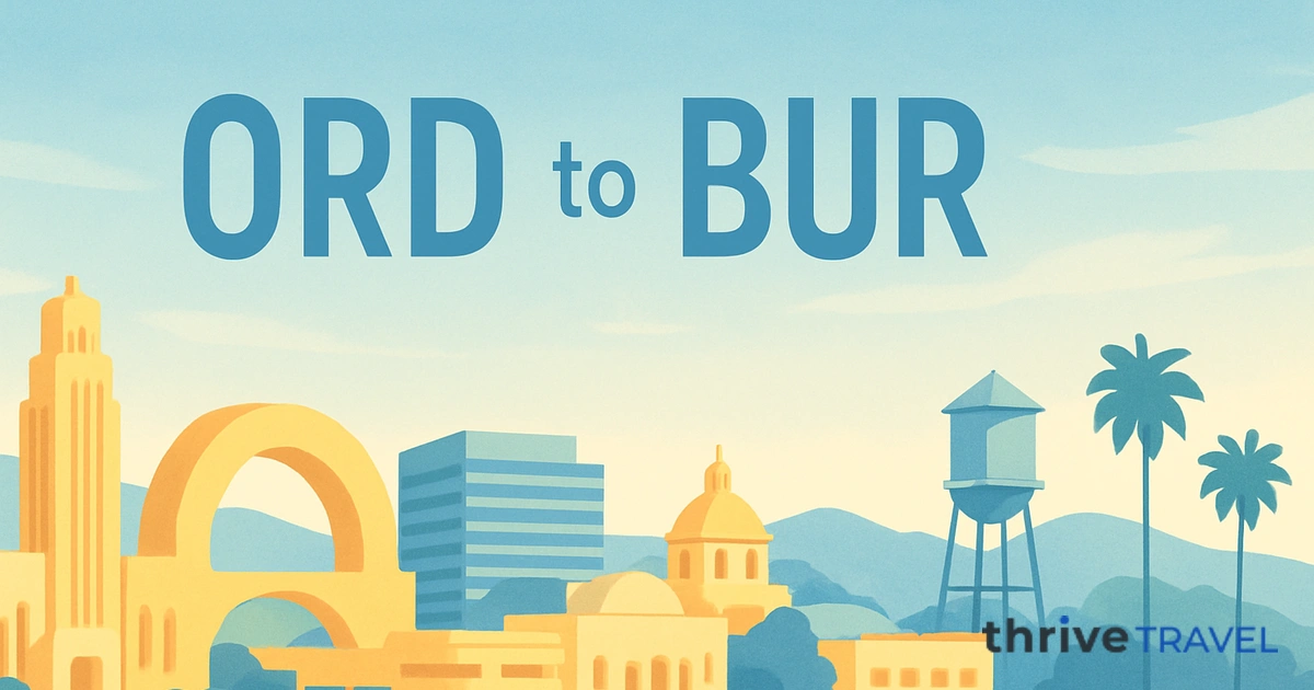 Chicago to Burbank