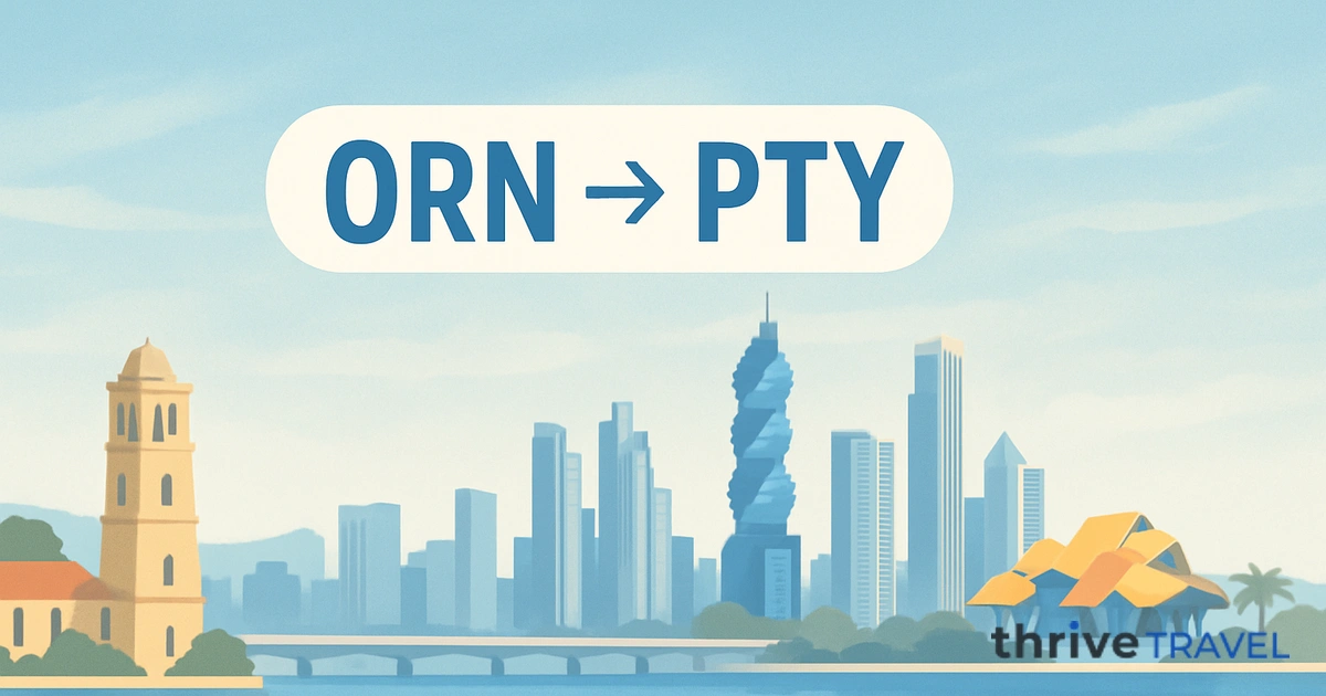 Oran to Panama City