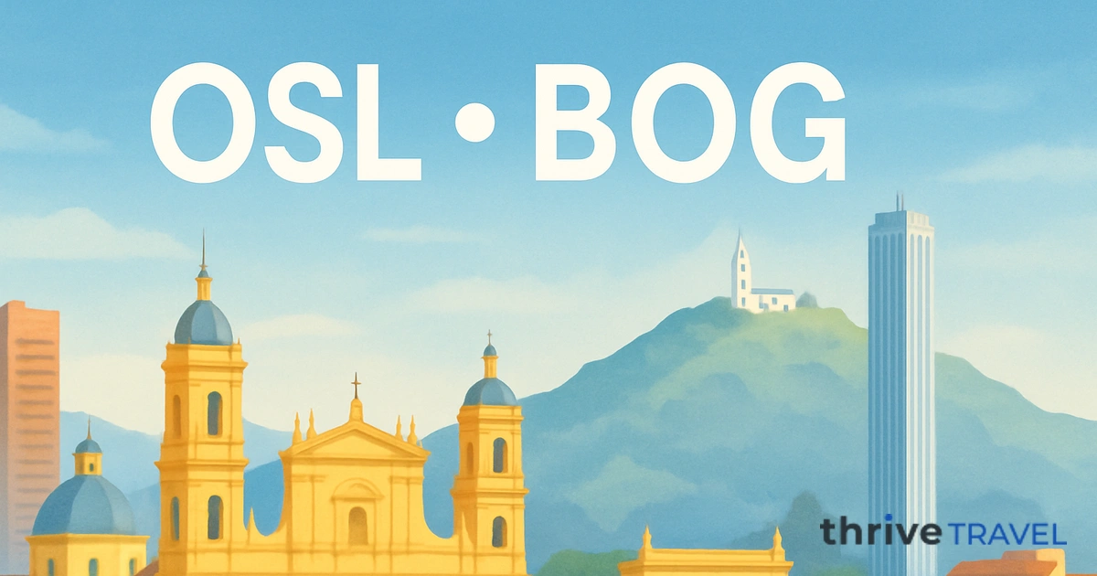 Oslo to Bogotá