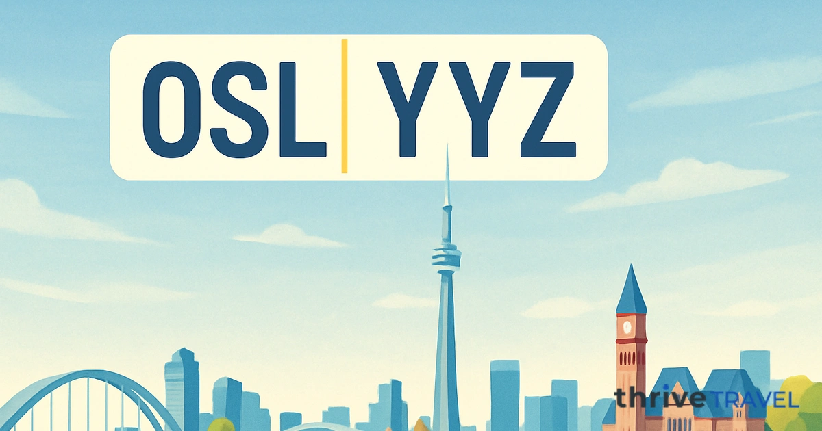 Oslo to Toronto