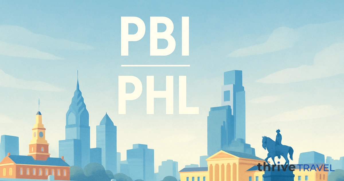 West Palm Beach to Philadelphia