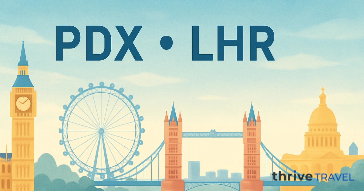 Portland to London