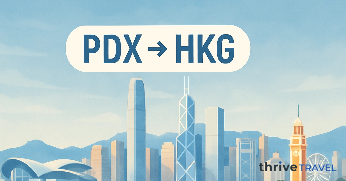 Portland to Hong Kong