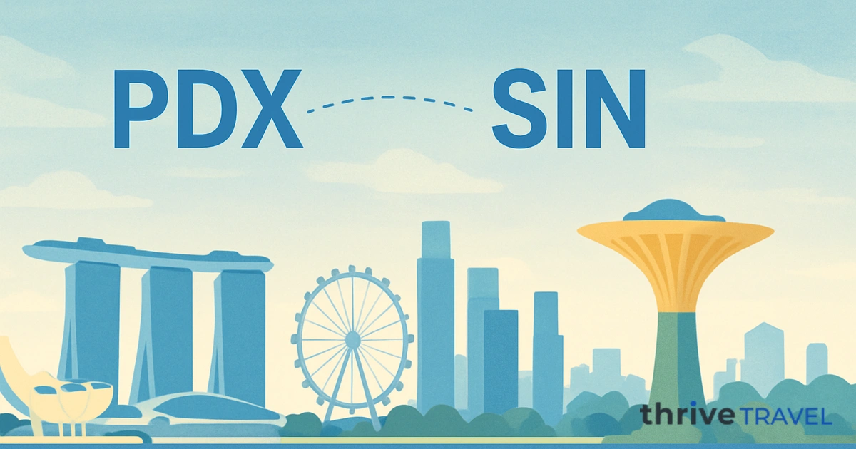 Portland to Singapore