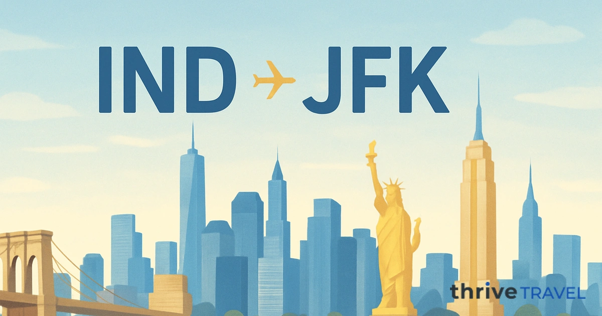 Indianapolis to New York