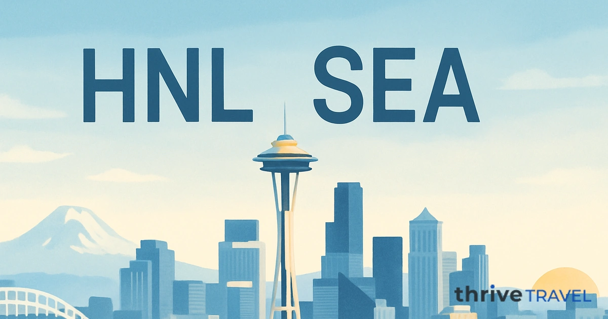 Honolulu to Seattle