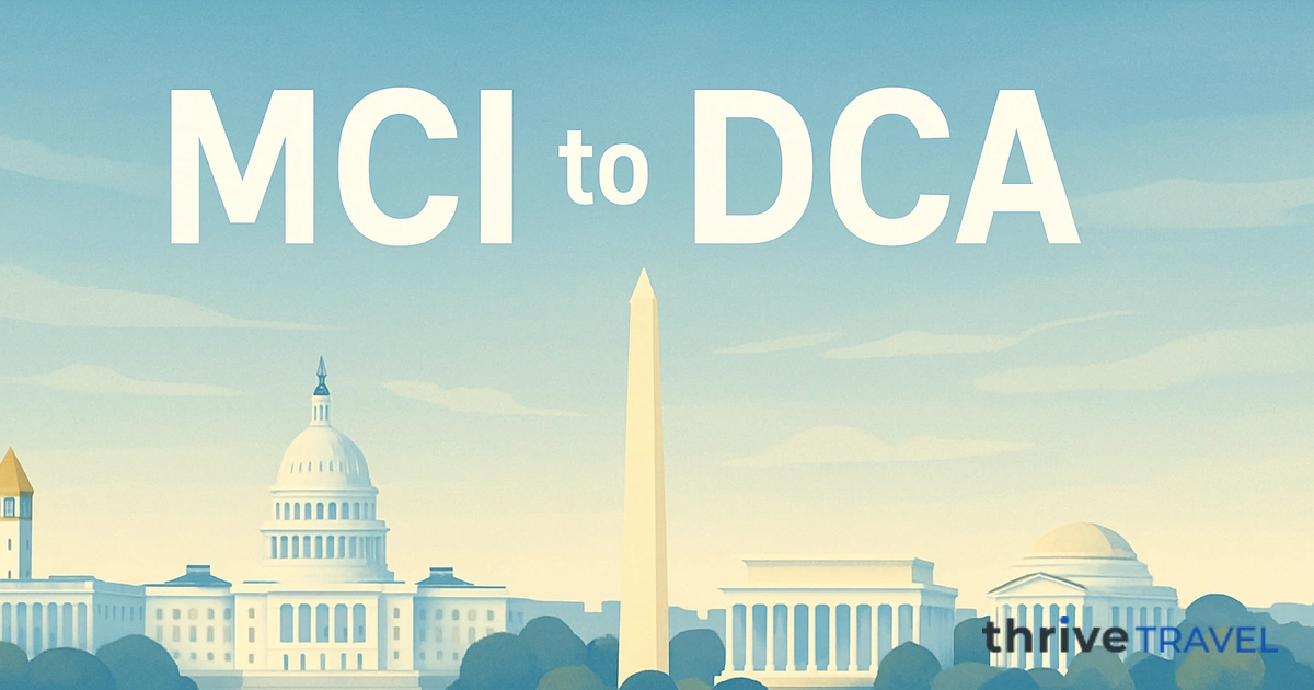 Kansas City to Washington