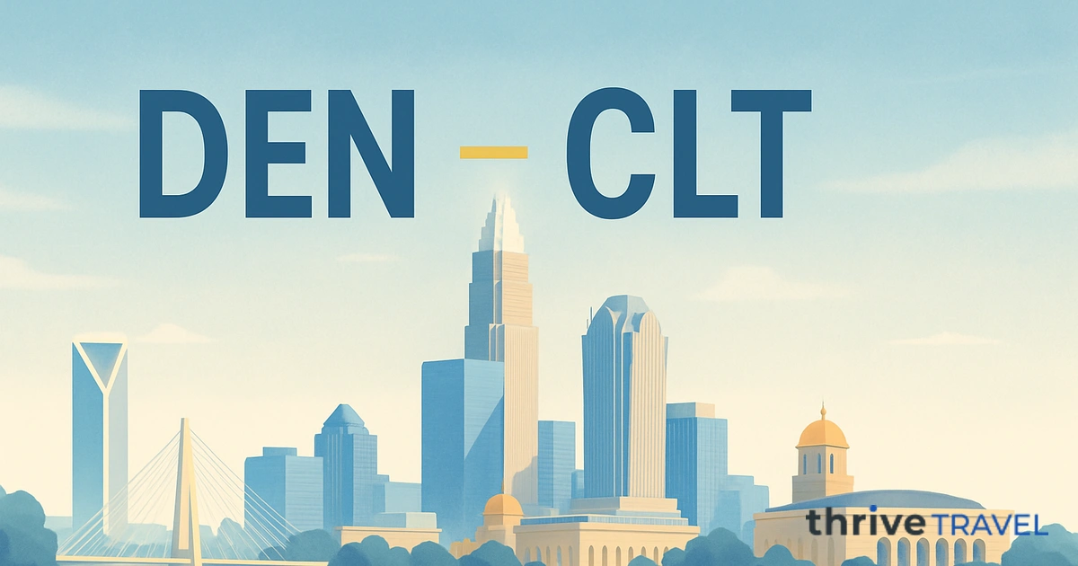 Denver to Charlotte