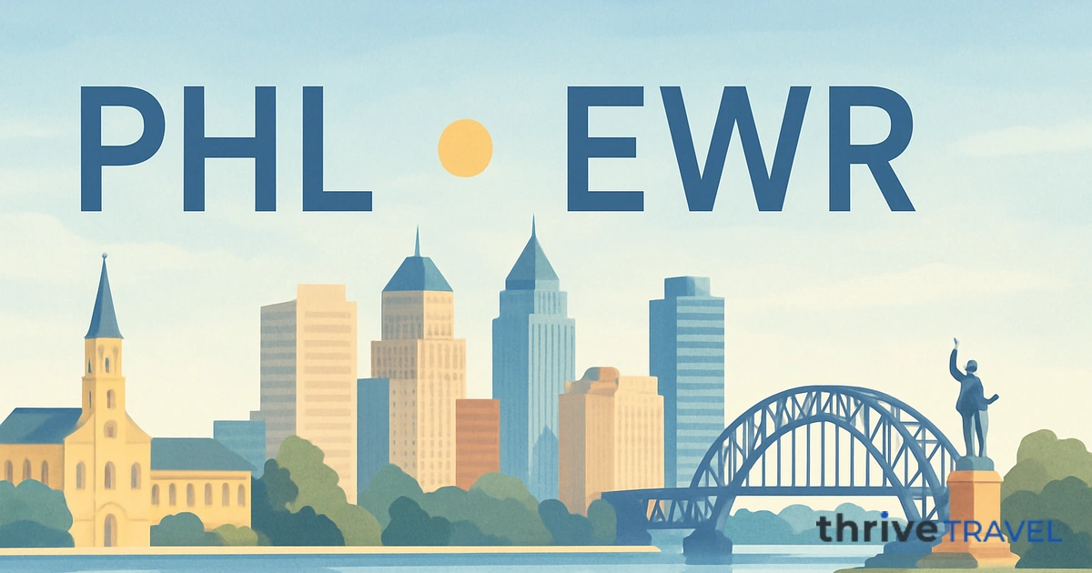 Philadelphia to Newark