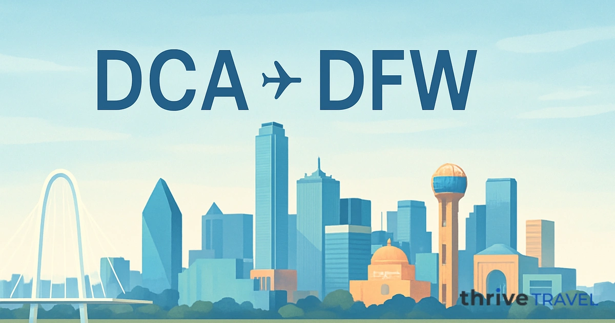 Washington to Dallas