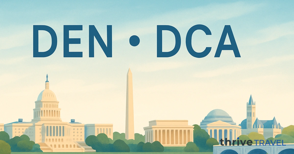 Denver to Washington D.C.
