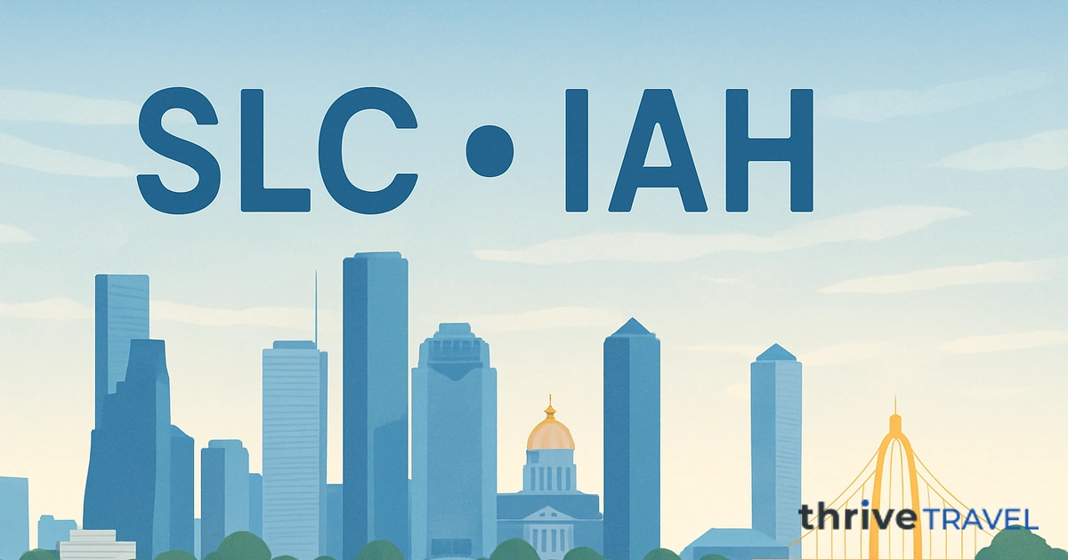 Salt Lake City to Houston