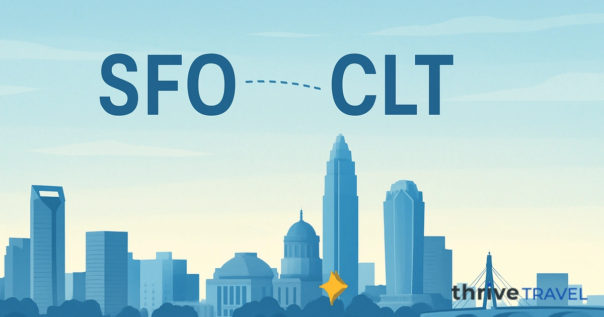 San Francisco to Charlotte