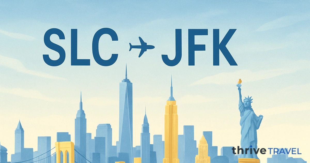 Salt Lake City to New York