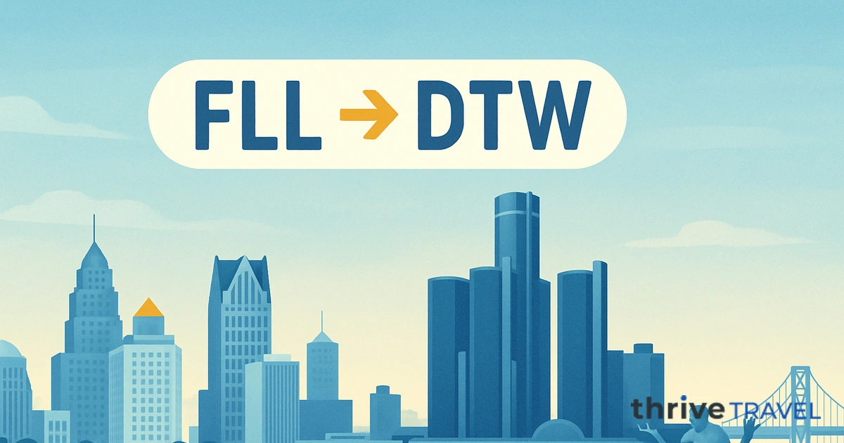 Fort Lauderdale to Detroit