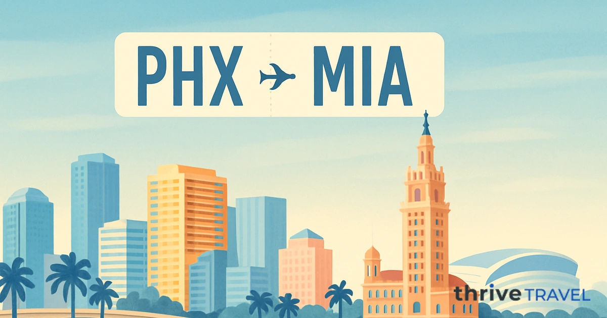 Phoenix to Miami