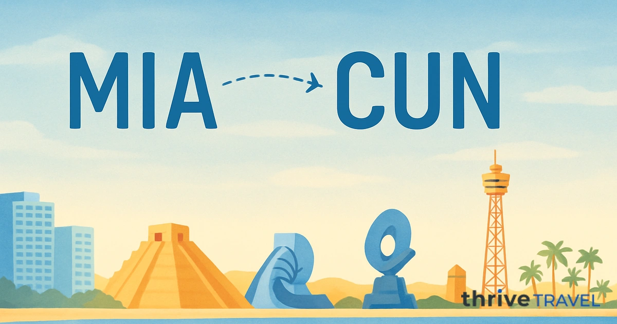 Miami to Cancun