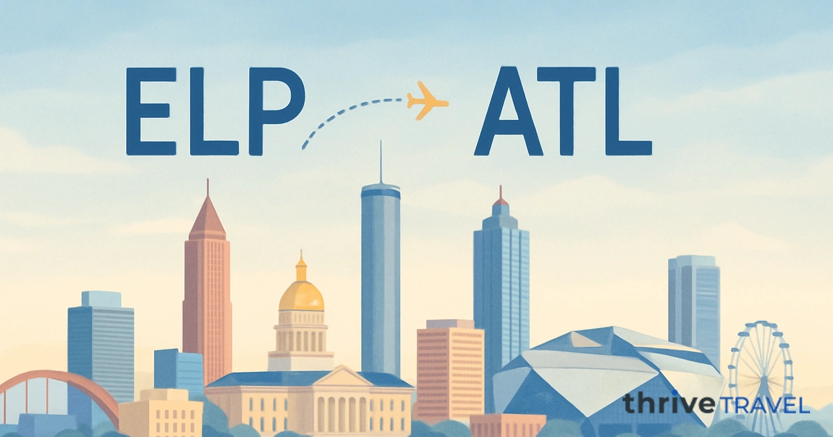 El Paso to Atlanta