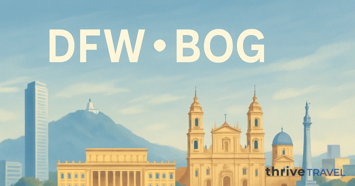 Dallas to Bogotá